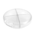 thumbnail image 6 of Unique Bargains 1 Pc 4 Grids Circular Single-Layer Pill Case Durable for Travel Clear, 6 of 6