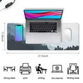 thumbnail image 3 of Elevate Your Gaming Setup with Forest Pattern XXL Mouse Mat - Extended Non-Slip Desk Pad with Durable Stitched Edges for Maximum Control & Comfort - 31.5 x 11.8 Inches, 3 of 7
