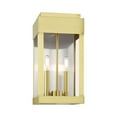 thumbnail image 2 of Livex Lighting - York - 2 Light Outdoor Wall Lantern in Modern Style - 8 Inches, 2 of 11