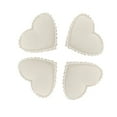 thumbnail image 4 of 100pcs Corazón Blanco Pétalos De Flores De Tela Sunnimix Corazón del pétalo, 4 of 8