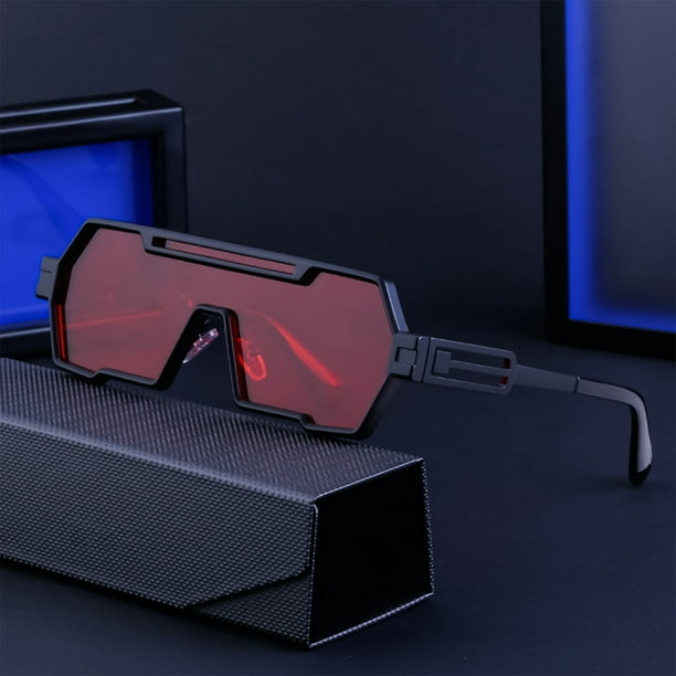 New Car Style Future Technology Trendy Integrated Metal Sunglasses With Sunglasses Internet Stature Same Style Sunglasses Sense Car Sunglasses