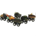 thumbnail image 3 of Simulación de dinosaurio de juguete para tirar hacia atrás, modelo de tiranosaurio de coche, juguete de carreras para niños WD.WDQZL Hogar, 3 of 4