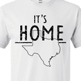 thumbnail image 4 of Inktastic Its Home- State of Texas Outline Distressed Text T-Shirt, 4 of 5