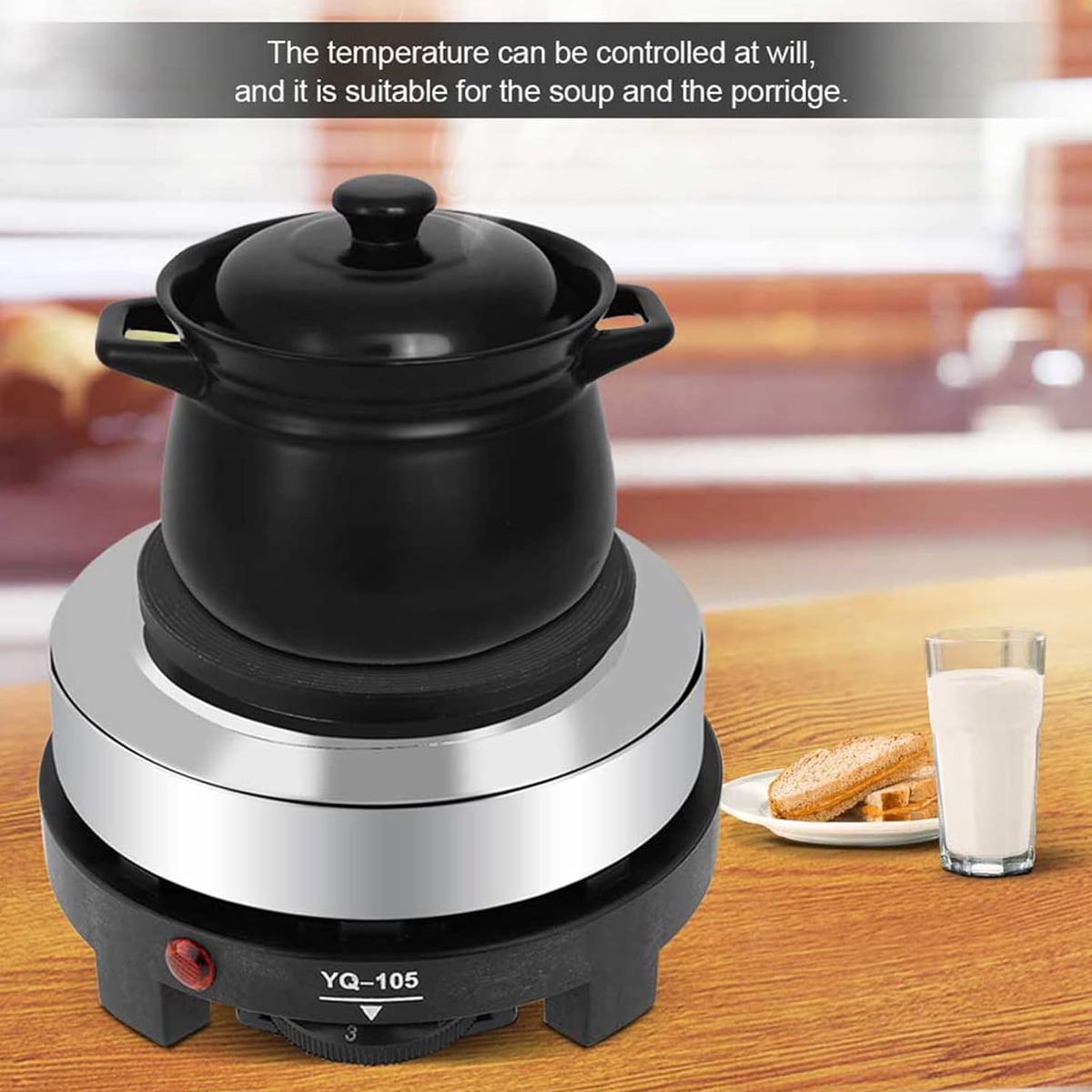 Portable 110V 500W Electric Mini Stove Hot Plate Multifunction Home Heater