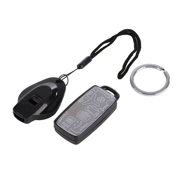 Détecteur de Clés, Porte-Clés Portable Anti-Perte avec Sifflet Électronique LED
