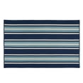 thumbnail image 1 of Colonial Mills Rug MS34R060X096S Mesa Stripe Rectangle Area Braided Rug  Shoreline Blue - 5 x 8 ft., 1 of 1