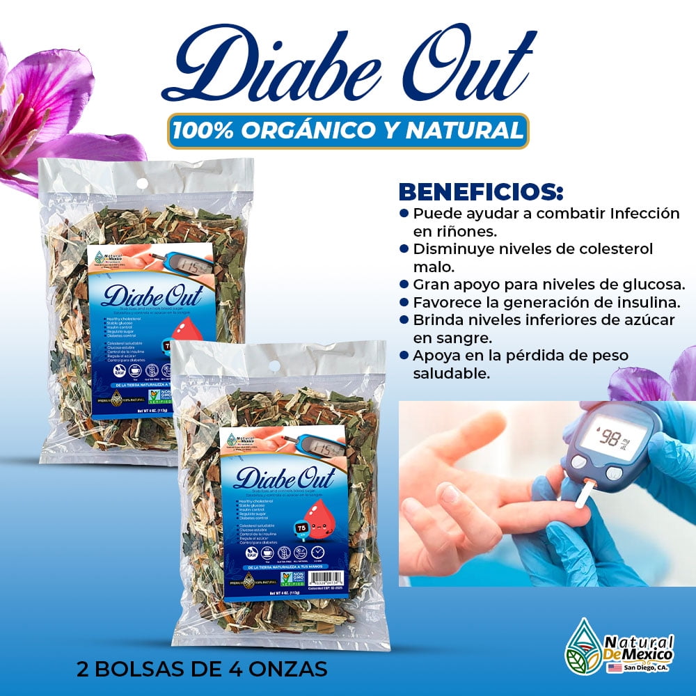 DiabeOut Herb Tea 8 oz.-226gr. (2/4 oz.) Blood Sugar Glucose & Insulin Support