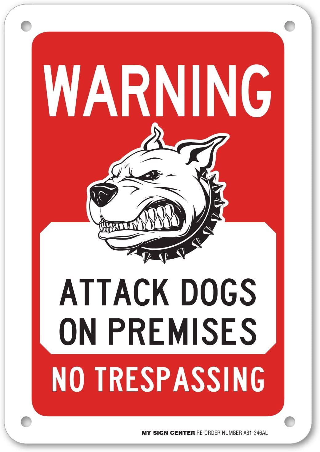 OSHA Notice Beware Of Dog Do Not Enter My Dog May Attack SignHeavy Duty 