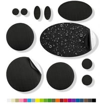 Repair Patches for Jackets, Tent, Shoe, Air Mattress, PVC Gear - Waterproof, Self-Adhesive, Tear-Cold-Heat-Resistant, Down Puffer Coat (11 Pieces Kit, Black)