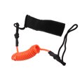 thumbnail image 1 of Safety Rope, Paddle Board Leash High Strength Practical  for Kayak for Surfboard Black,Yellow,Orange,transparent Blue, 1 of 7