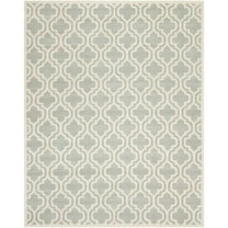 SAFAVIEH Chatham CHT727E Handmade Grey / Ivory Rug