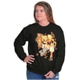 thumbnail image 3 of XOMG POP Music Fan Heart Bella Women Plus Size Sweatshirt Brisco Brands 2X, 3 of 5
