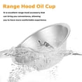 thumbnail image 5 of SEWOART Hood Oil Collecting Cup Stainless Steel Metal Oil Bowl Replacement, 5 of 6