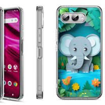 Shockproof Phone Case for T-Mobile Revvl 8, by OneToughShield - Elephant Craft