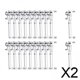 thumbnail image 1 of Paquete De 2x20 Clips Para Persianas, Reemplazos Decorativos, 3,25 Pulgadas, Transparente Para Oficina, 1 of 8