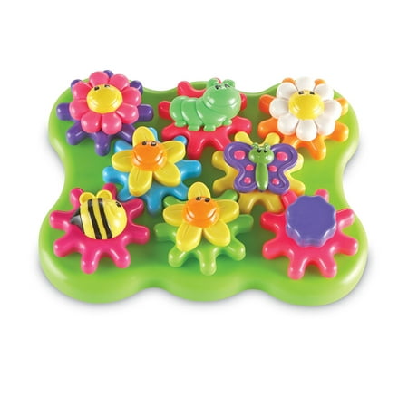 UPC 765023092196 product image for Learning Resources Jr Gears: Flower Garden, Fine Motor Toy | upcitemdb.com