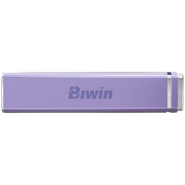 Unidad de Estado Solido SSD Externo 2TB BIWIN PD2000 USB-C 3.2 2050/1800 MB/s lila