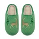 thumbnail image 2 of Suaves para Navidad Pantuflas Reno Peludas Térmicas Planas Felpa Alce Cómodas Antideslizantes Otoño E Invierno, 2 of 9