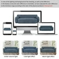 thumbnail image 3 of Highsound 58'' Modern Sofa, Small Arms Waterproof Loveseats for Small Spaces with Two Pillows and USB Charge Port, Light Blue, 3 of 9