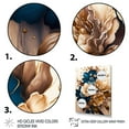 thumbnail image 3 of Designart Brown Blossoming Gladiolus Canvas Wall Art, 3 of 5