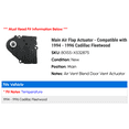thumbnail image 2 of Main Air Flap Actuator - Compatible with 1994 - 1996 Cadillac Fleetwood 1995, 2 of 3