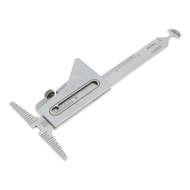 Medidor De Soldadura Ulnar De Precisión Medición De Inspección Interna Mm / Pulg. shamjiam Métrica de calibre de soldadura Hi Lo