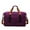 Purple-463, variant on Womens Mens Waterproof Gym Duffle Bag Sports Carry-on with Separate Shoe Wet Clothes Compartments for Fitness Workout Travel, UKHBMC | Black