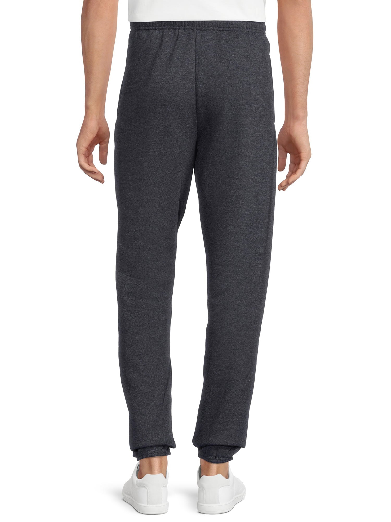 Athletic Works Men's Fleece Elastic Bottom Sweatpants, Sizes S-4XL 