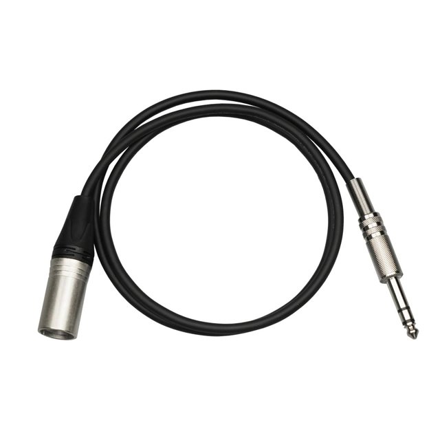 Versatile 3.3FT Pro Balanced 1/4 Inch TRS to Male Cable for rophone, Speaker, Mixer, Camera, Amplifier, Electric Guitar, Soundbox, Equalizer - Perfect for All Your pipe connection tasks