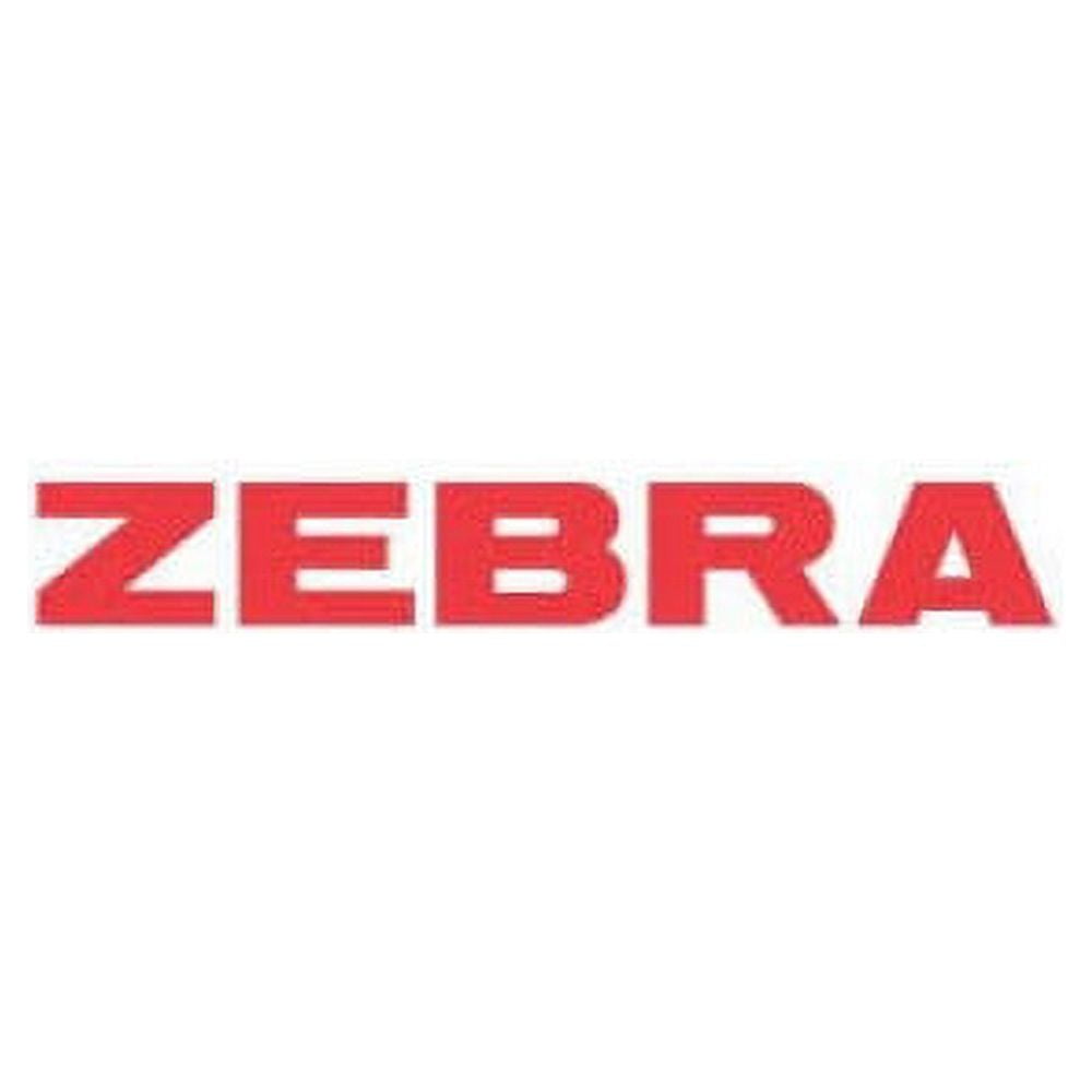 Zebra Zazzle Liquid Ink Highlighter, Assorted Ink Colors, Chisel Tip, Assorted Barrel Colors, 10/Set