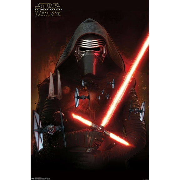 Star Wars: The Force Awakens - Kylo Ren Wall Poster, 14.725" x 22.375"
