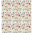 thumbnail image 3 of Ambesonne Watercolor Duvet Cover Set, Floral Patterned Illustration with Leaves and Wildflowers Abstract Botanical, Decorative 3 Piece Bedding Set with 2 Pillow Shams, King Size, Violet Blue, 3 of 3