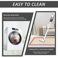 thumbnail image 5 of 2 PCS Farmhouse Kitchen Mats and Rug Set- Vintage Water Absorb Microfiber Kitchen Rug Non Skid Washable for Bathroom Laundry Room 17"x29.5"+17"x47", Red, 5 of 6