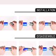 thumbnail image 4 of Professional Fitness Hula Hoop - Beginner Hoop Health Hoop Hula Hoops for Adults-Weighted Hula Hoop for Exercise, Detachable Design, Suitable for All Weather Conditions Blue, 4 of 7