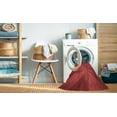 thumbnail image 2 of Ahgly Company Machine Washable Indoor Square Transitional Red Area Rugs, 4' Square, 2 of 7