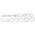 thumbnail image 3 of Juntas Planas De Aluminio Arandelas Metálicas Anillos De Sellado Kit Surtido Con Caja De Almacenamiento Para Mantenimiento De Reemplazo De Vehículos 320 Uds seitruly TO002748-00, 3 of 7