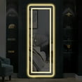 thumbnail image 2 of LED Bathroom Mirror Wall Mounted Vanity Makeup Anti-Fog Dimmable Rectangle with Light Horizontal Vertical 65"x22", 2 of 9