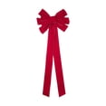 thumbnail image 2 of WDOBM Christmas Decorative Bows, Christmas Flocked Multi Loop Bow Hanging Ornament, Christmas Tree Bow, Velvet Christmas Bows for Home Decor Indoor, 2 of 6