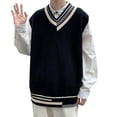 thumbnail image 1 of Gilet Tricoté Japonais Mode Sans Manches pour Femmes Printemps Automne Décontracté Extensible Confortable Léger, 1 of 8