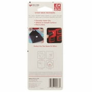 VELCRO Sticky Back Strips, 3/4 x 3-1/2, White, 4 Per Pack, 6 Packs