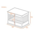 thumbnail image 5 of New Age Pet ECOFLEX® Horizon Dog Crate & End Table, Modern Slatted Indoor Dog Kennel, 5 of 6