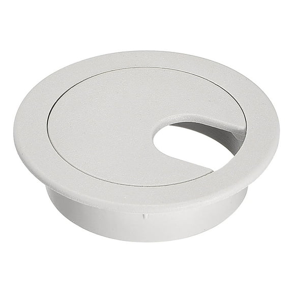 Cable Hole Cover, 1-3/8" Plastic Desk Grommet for Wire Organizer 5 Pcs (Gray)