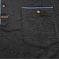 thumbnail image 3 of POTETI Casual Polo Shirts for Men Big And Tall Short Sleeve Collared Shirts Cotton Pockets Tops, 3 of 5