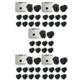 thumbnail image 1 of Dalazy 10pcs Plastic Easy To Install Black Round Rocker Switch For Wide Range Of Applications Widely 5Set, 1 of 6