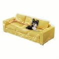 thumbnail image 4 of UU&T Plastic Clear Heavy-Duty Waterproof Couch Cover, 42"x96"x42" Vinyl Sofa Furniture Protection for Storage and Moving, Protection Against Pets/Dog Clawing, 4 of 9