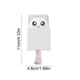 thumbnail image 3 of Cute Pop-up Lucky Cat Decorative Self-adhesive Hook, Punch-free Cartoon Wall Hanger For Keys, Hats And Small Accessories, Household Decor Hook, 3 of 6
