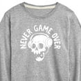 thumbnail image 3 of Instant Message - Gamer - Never Game Over - Toddler & Youth Long Sleeve Graphic T-Shirt, 3 of 6