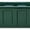 Green, variant on Poly-Pro Plastic Flower Box Planter, Hunter Green, 18-Inch