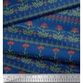 thumbnail image 2 of Soimoi Cotton Duck Fabric Leaves & Floral Artistic Printed Craft Fabric by The Yard 56 Inch Wide, 2 of 3