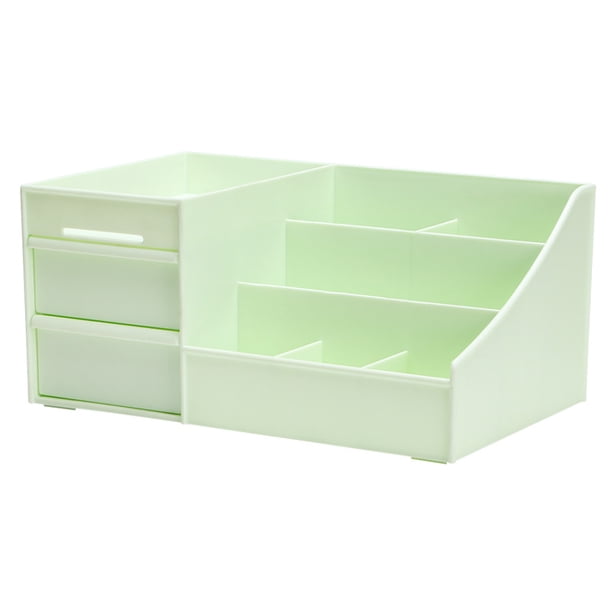Caja de almacenamiento de cosméticos de escritorio, estilo cajón, de plástico, grande, for guardar joyas
